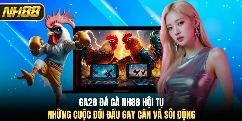 GA28 đá gà NH88 hội tụ những cuộc đối đầu gay cấn và sôi động