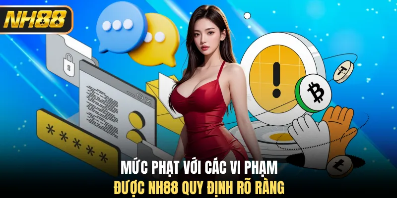 Mức phạt với các vi phạm được NH88 quy định rõ ràng