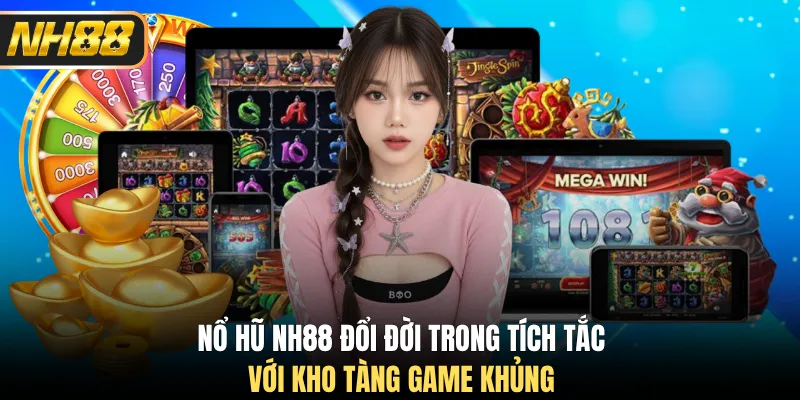 Nổ hũ NH88 đổi đời trong tích tắc với kho tàng game khủng